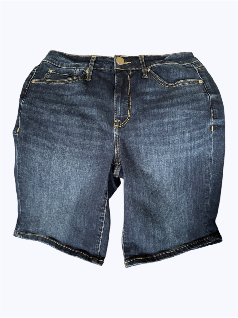Seven7 shorts women’s size 10 blue Bermuda sunset - Picture 13 of 16